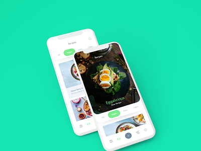 Recipe - App XD Design