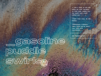Gasoline Puddle Swirls dailyui design music social