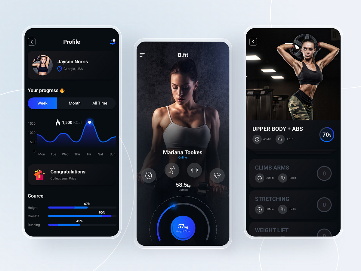 Gym Workout App UI/UX by Invints Studio on Dribbble