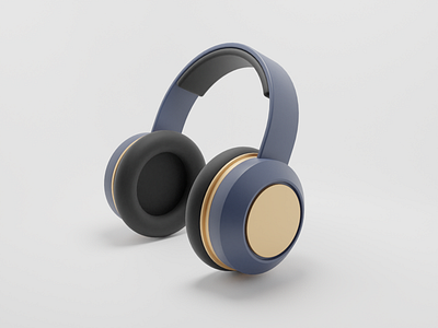 Lowpoly Headphones 3d 3dart 3dillustration 3dmodelling 3drender audio blender blender3d design earphone gadget headphones headset illustration lowpoly sound