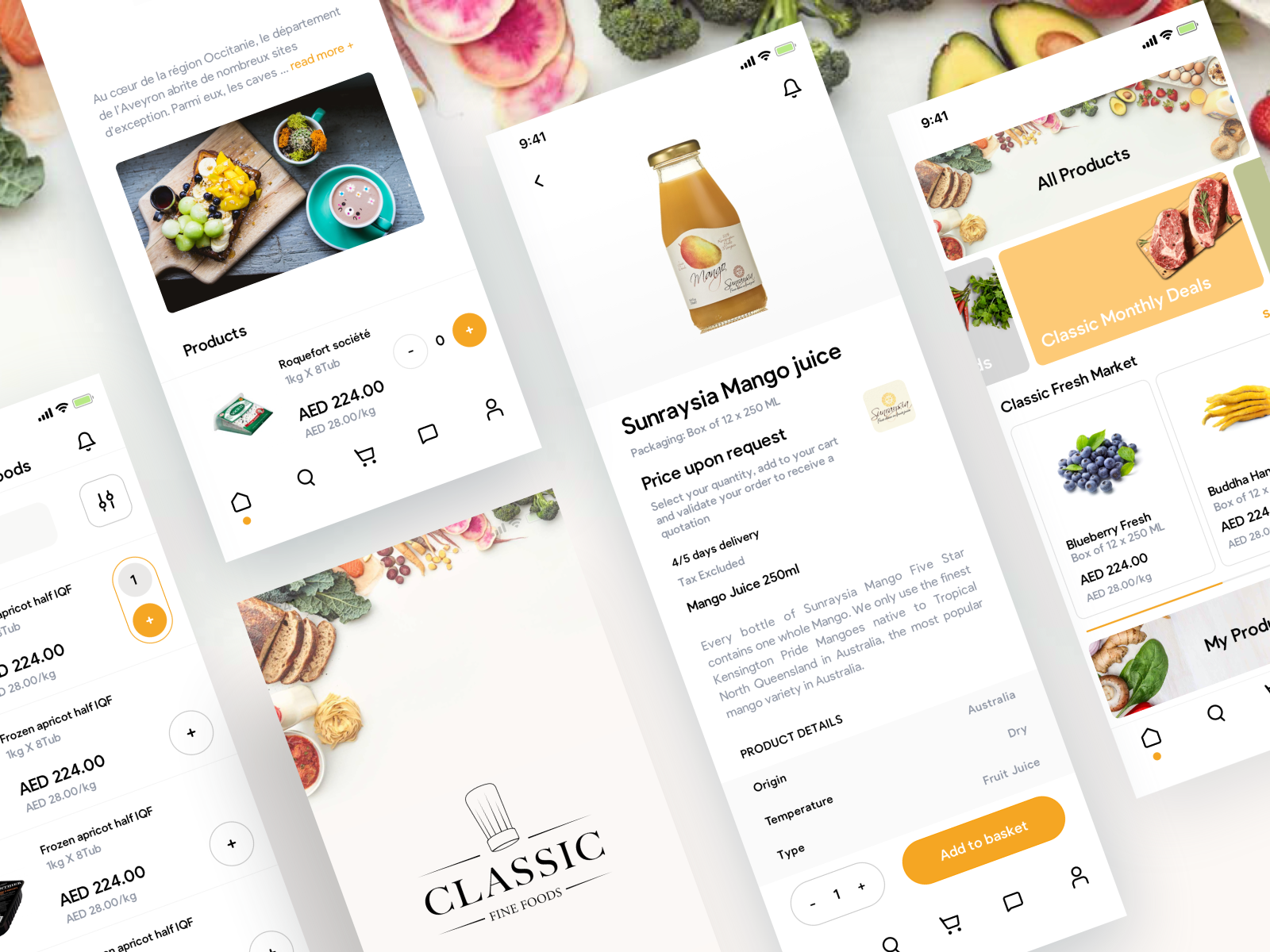 Classic Fine Foods By Fred On Dribbble   Cff 4x 