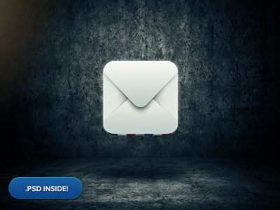 Mail Icon + psd inside