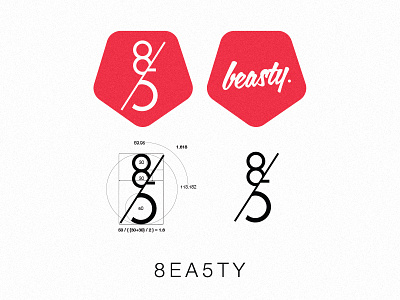 Fibonacci // Golden number // hight ( eight) five ! beasty design fibonnacci golden number icon