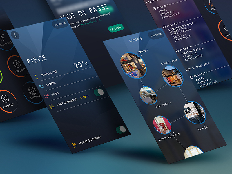 Climax V2 automation app by Fred on Dribbble