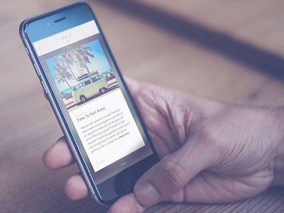 Blog Article for iphone 6 Application app blog ios ios8 iphone iphone6 mockup