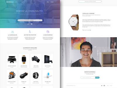 Demooz new website demooz device gradient product ui ux website