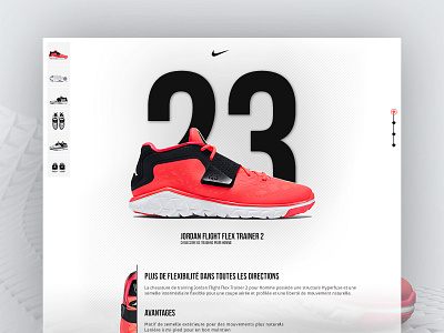 Nike air jordan 30 min challenge app challenge corail design nike red shoes ui ux website