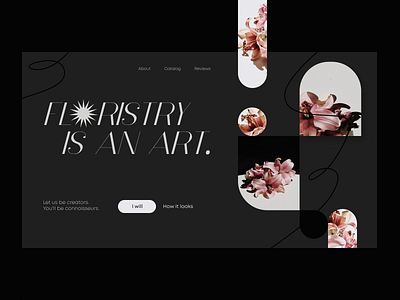 Flower Shop Website Concept