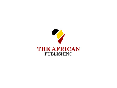 THE AFRICAN PUBLISHING branfing branding design flat graphic design icon illustration illustrator logo minimal vector