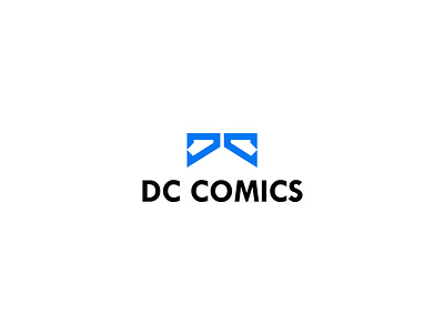 DC comics rebranding branding comics dc design flat graphic design icon illustration illustrator logo minimal sketch vector