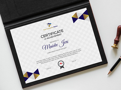 Creative certificate design