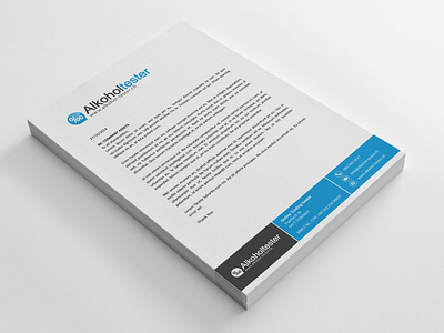 Simple Letterhead for my New Client, Letterhead Design