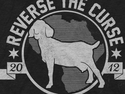 Curse africa chicago goat logo shirt typography