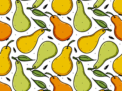 Organic fruit pattern for juice packing