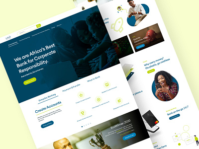 Eco Bank Nigeria Redesign banking app banking website fintech