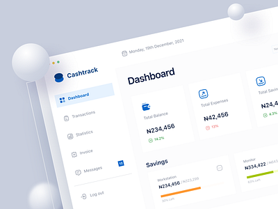 Financial Dashboard Design