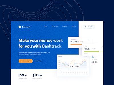 Fintech Landing page