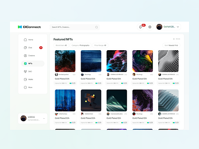DConnect - NFTs expanded creator