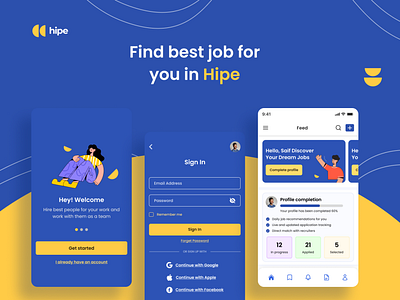 Hipe job finder app