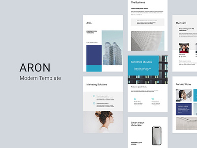 ARON - Vertical A4 Businss Template