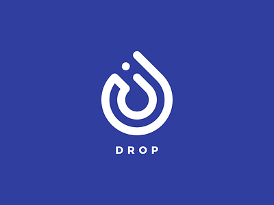 Drop Logo Template @pixasquare. branding drop icon logo logo design mark minimal monogram simple
