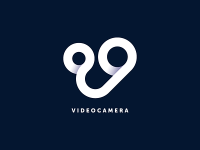 Video Cam Logo Design branding c icon letter logo mark media monogram symbol tube v video