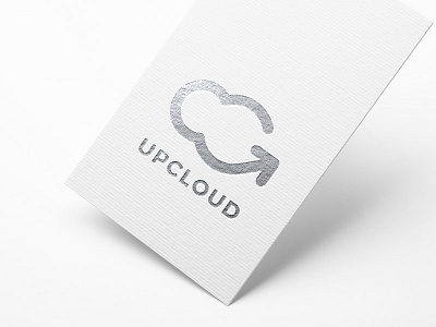 Upcloud Logo app brand branding cloud data design inspiration logo mark startup storage trademark