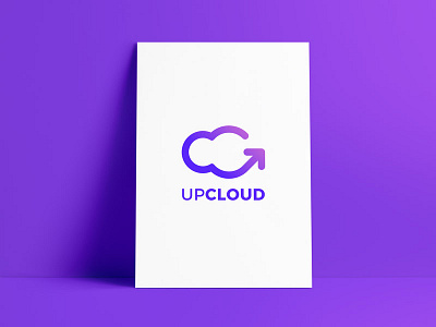 Up Cloud Logo app arrow branding cloud design gradients inspiration label logo mark ui