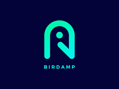 Bird A Letter Logo a bird brand branding design gradient inspiration label letter logo mark ui