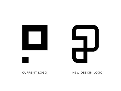 Pixasquare New Logo Concept! Which one is better?! concept design idea letter line logo minimal modern new p p letter