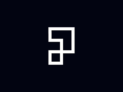 P Letter + Square Logo