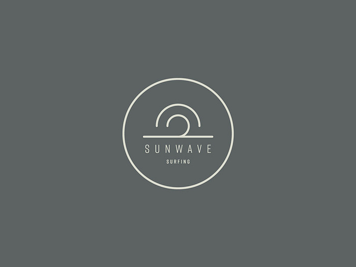 Sunwave Surfing Logo Template by Pixasquare on Dribbble