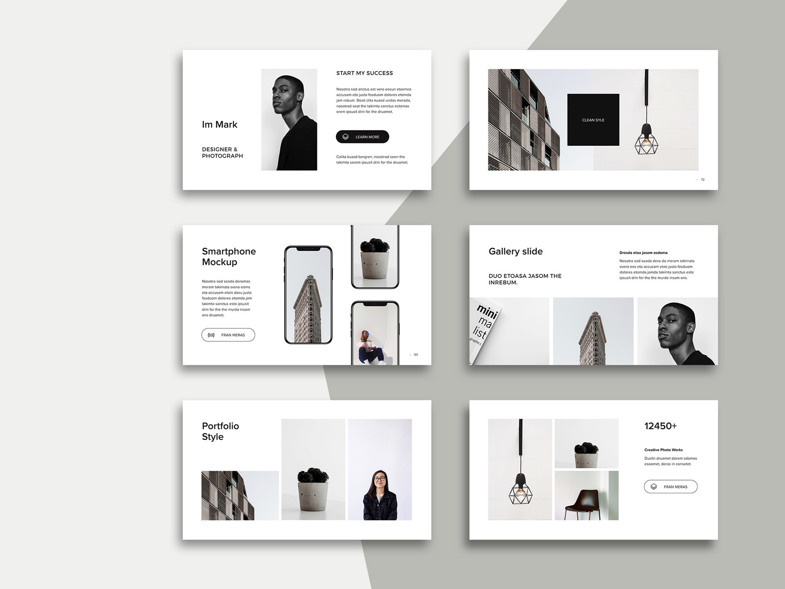 MURO - Minimal Style Template by Pixasquare on Dribbble