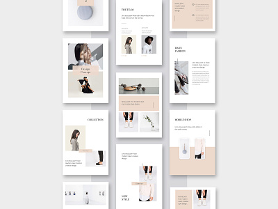 MAON - Vertical Template Layout branding brochure design fashion femine free google slides keynote layout magazine minimal minimalism powerpoint presentation simple slides template ui uidesign vertical