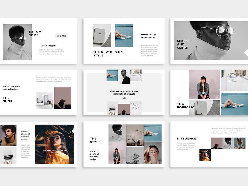 BOSH - Minimal & Styled Template Layout by Pixasquare on Dribbble