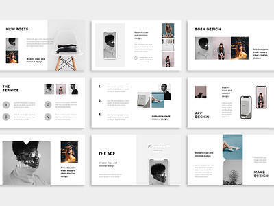 BOSH - Minimal & Styled Template Layout by Pixasquare on Dribbble