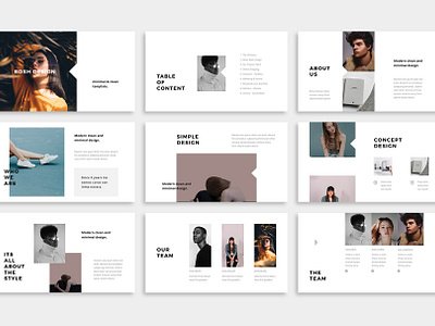 BOSH - Minimal & Styled Template Layout by Pixasquare on Dribbble