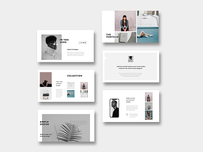 BOSH - Minimal & Styled Template Layout branding creative design fashion google icon inspiration keynote layout lookbook minimal modern monogram portfolio powerpoint presentation slides stylish template ui