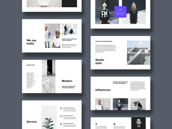 VIGO - Template Layout by Pixasquare on Dribbble