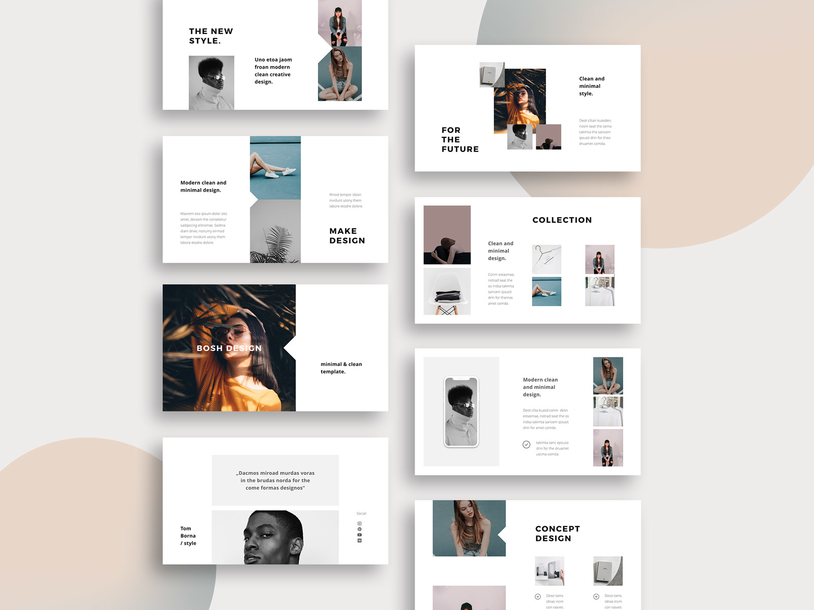 BOSH - Stylish Template by Pixasquare on Dribbble