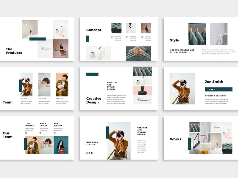 NOYA - Stylish Template by Pixasquare on Dribbble