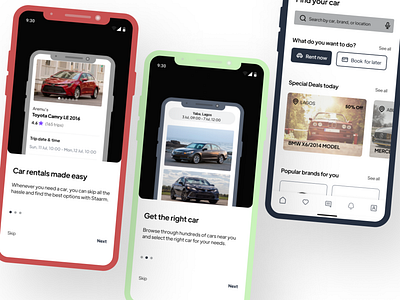 Car rental mobile app