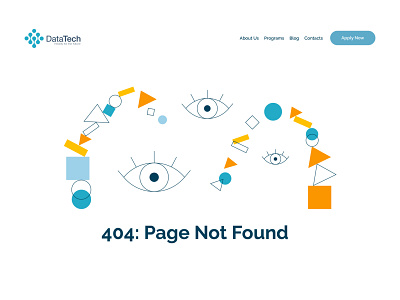 Minimalistic 404 page 404page advertising art branding creative design flat geometric illustration it minimalistic ui ux vector website