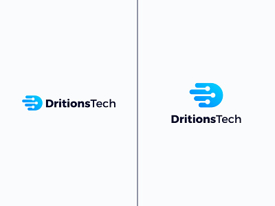 Technology Logo | Dritions Tech Logo Design branding creative logo logo mark logodesign logotype tech tech logo technology technology icons technology logo technology logo ideas typography unique logo