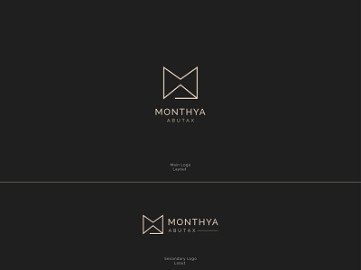 MA Letter Logo | Monthya Abutax  Logo Design