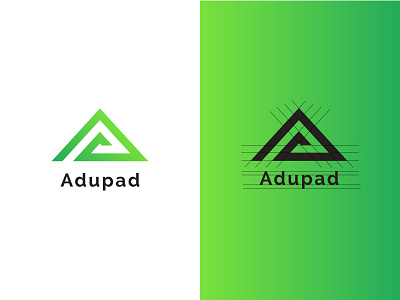 A Letter  Logo | Adupad  Logo Design