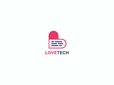 Love Tech Logo Design