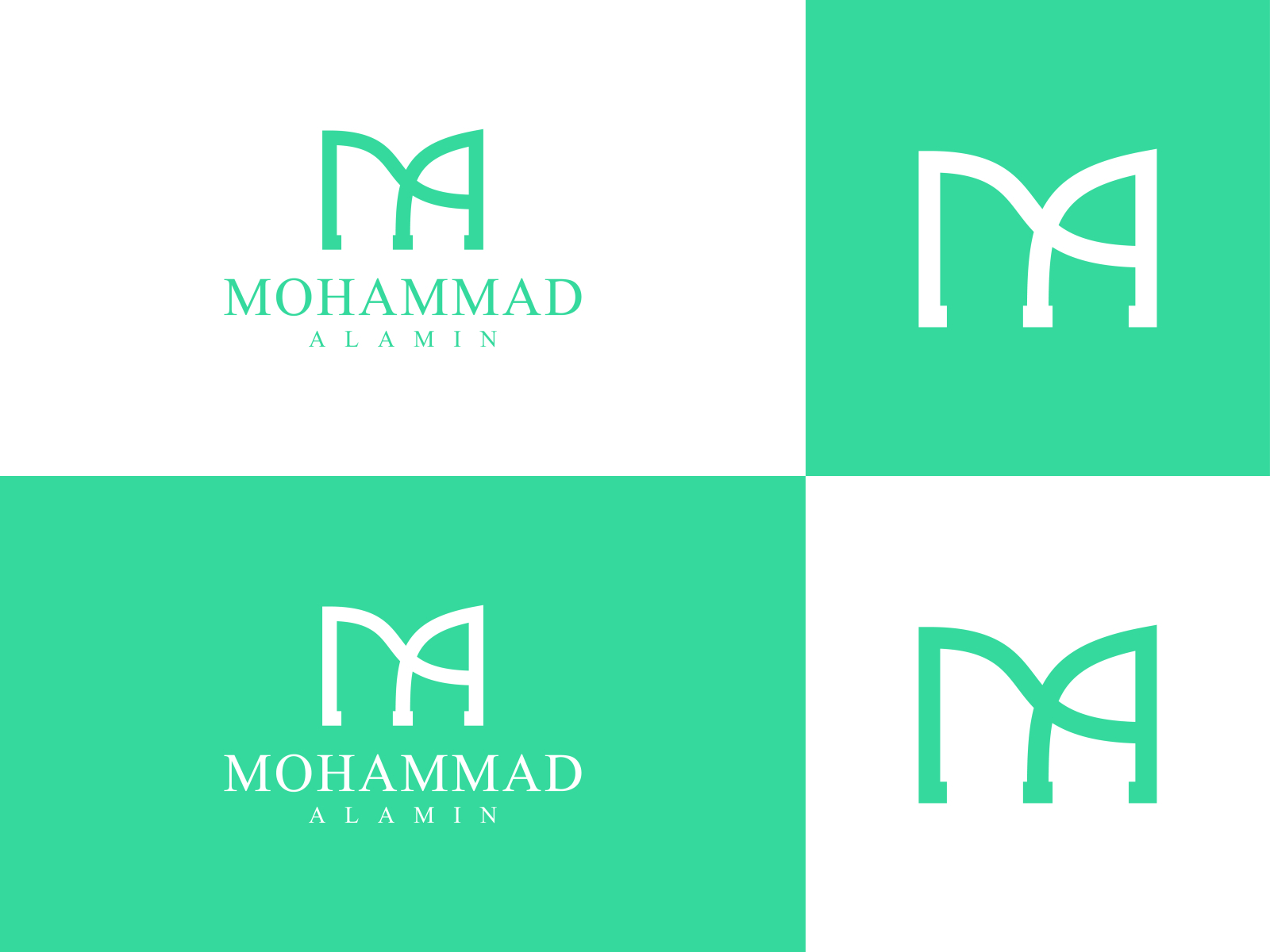 Mohammad Al Amin Logo Design by Mohammad Al Amin on Dribbble