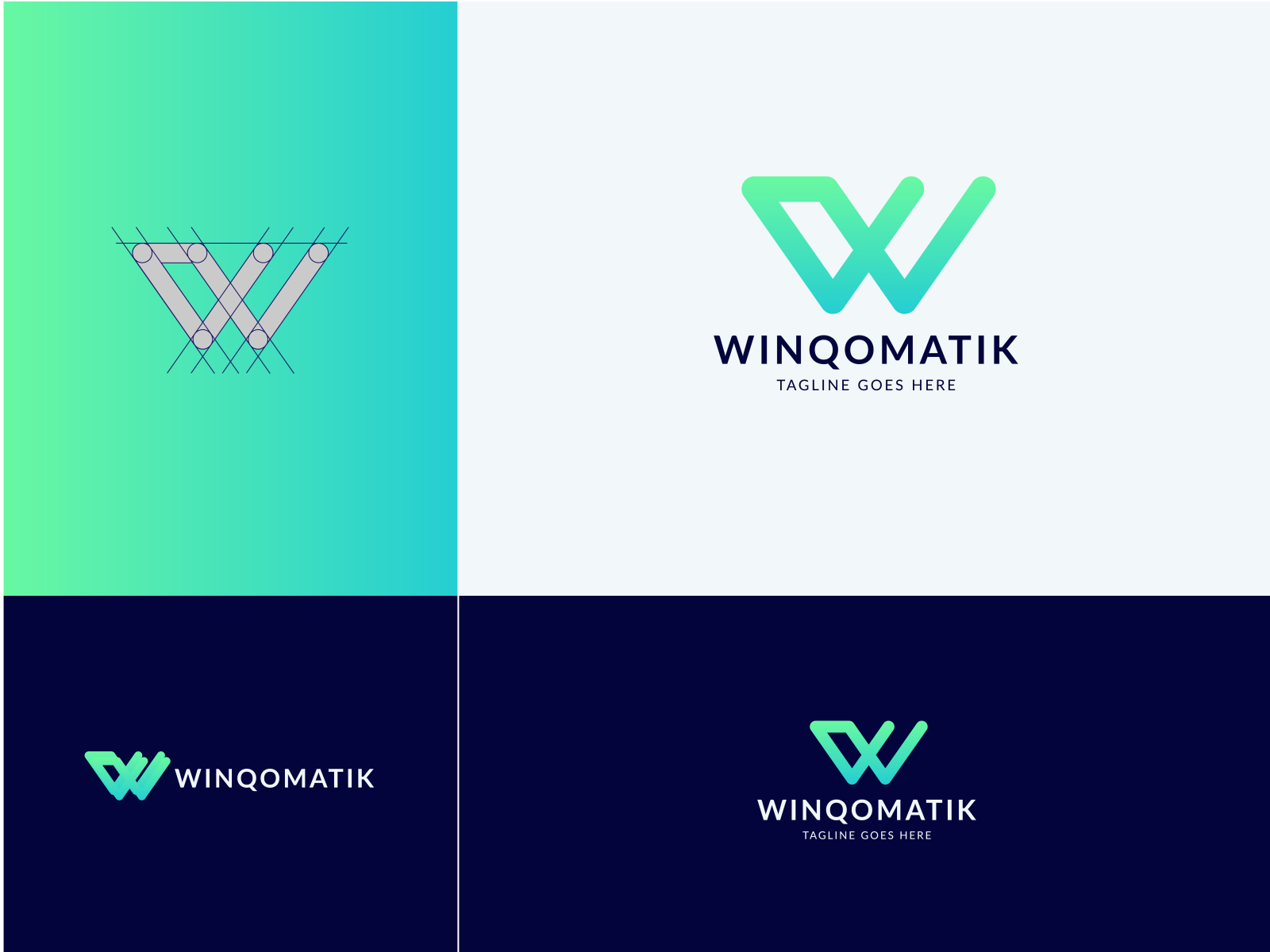 Letter W Monogram Logo Design by Mohammad Al Amin on Dribbble