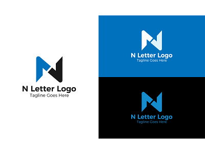 Letter N monogram Logo Design. 2021 abc blue logo color logo company creative design letter letter mark logo letter n monogram logo logodesign minimal modern logo monogram n n letter n logo unique logo website